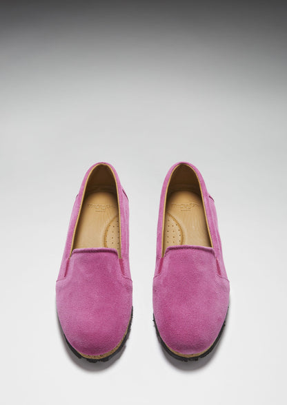 Hugs & Co Womens Continental Espadrilles Candy Pink Suede EU 36-42 - QHA UK