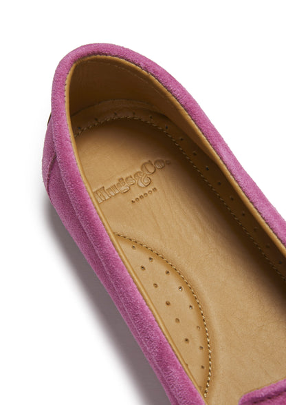 Hugs & Co Womens Continental Espadrilles Candy Pink Suede EU 36-42 - QHA UK