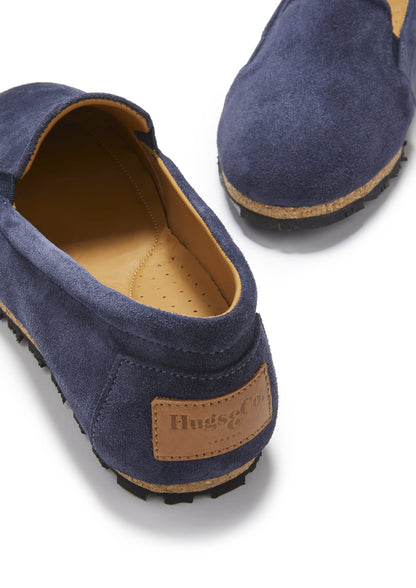 Hugs & Co Womens Continental Espadrilles Navy Blue Suede EU 36-42 - QHA UK