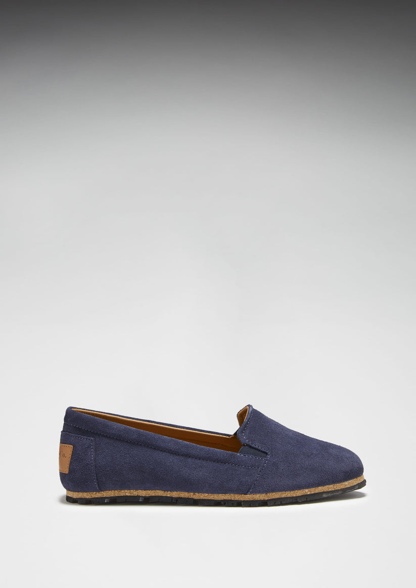 Hugs & Co Womens Continental Espadrilles Navy Blue Suede EU 36-42 - QHA UK