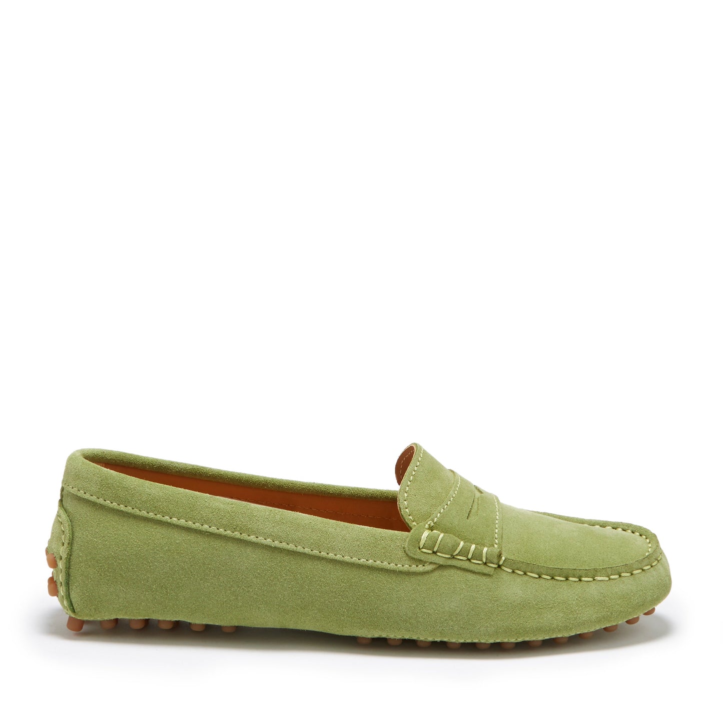 Hugs & Co Womens Penny Driving Loafers Olive Green EU 36-42 - QHA UK