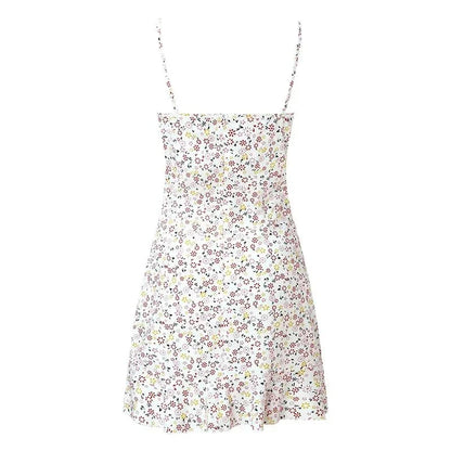 Women's Printed Mini Camisole Dress | Strapless Summer Beach Dress - QHA UK