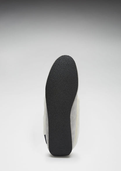 Hugs & Co Womens Slippers Sheepskin Dove Grey Suede EU 36-42 - QHA UK