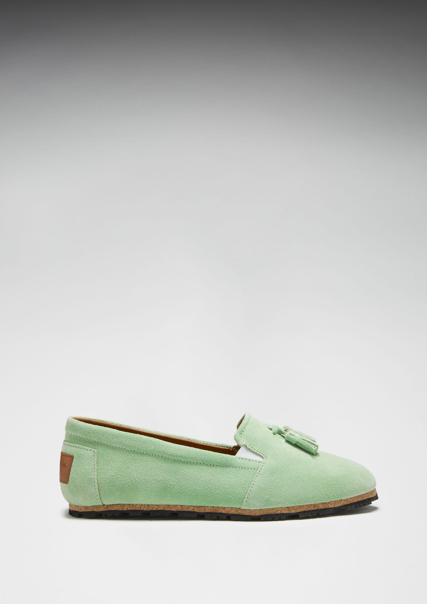 Hugs & Co Womens Tasselled Espadrilles Lagoon Green Suede EU 36-42 - QHA UK