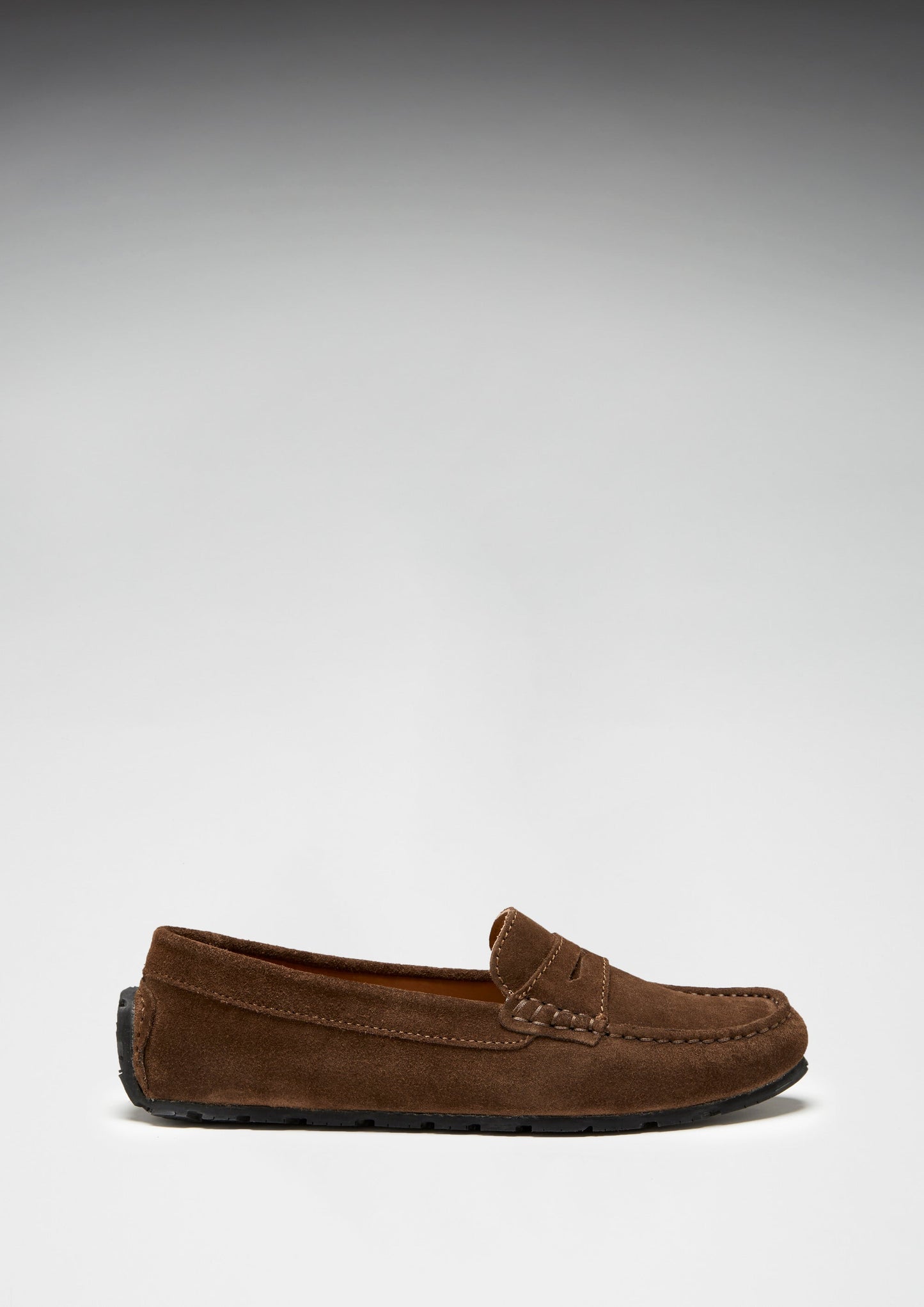 Hugs & Co Womens Tyre Sole Penny Loafers Brown Suede EU 36-42 - Sole Detail - QHA UK