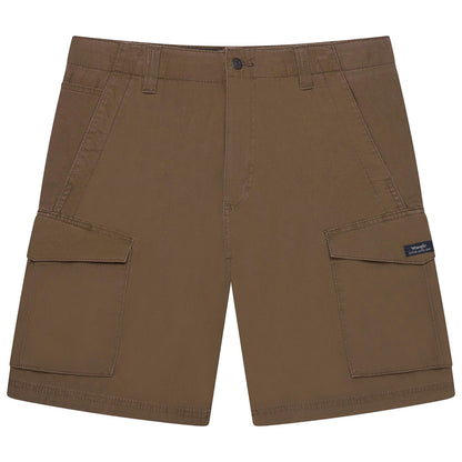 Wrangler Men's Flex Waist Cargo Shorts | Cotton Elastane | W30–W44 | Brown - QHA UK
