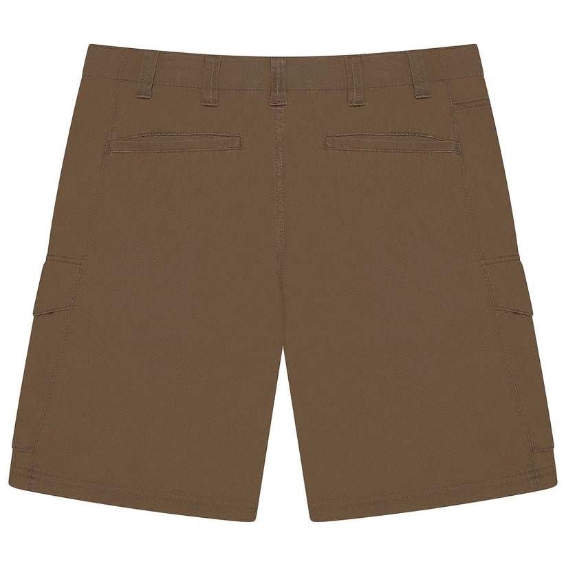 Wrangler Men's Flex Waist Cargo Shorts | Cotton Elastane | W30–W44 | Brown - QHA UK