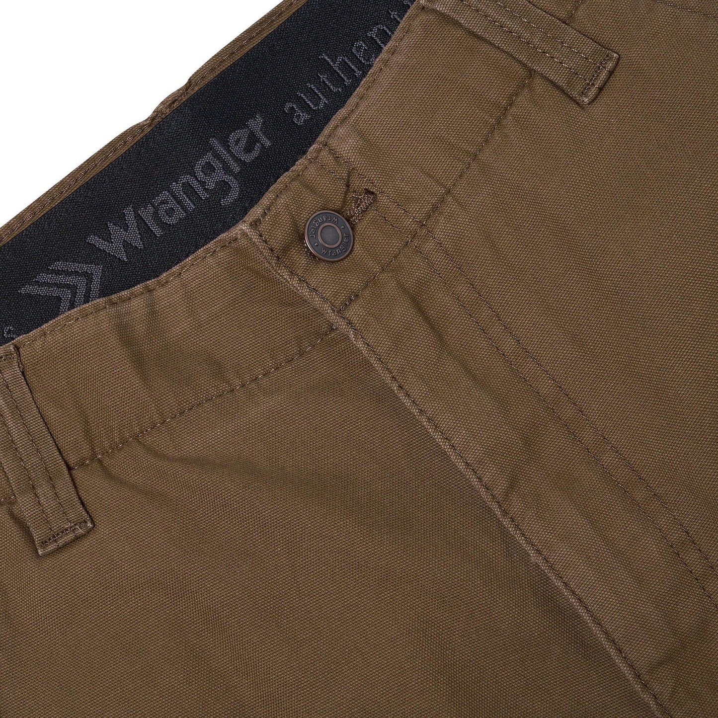 Wrangler Men's Flex Waist Cargo Shorts | Cotton Elastane | W30–W44 | Brown - QHA UK