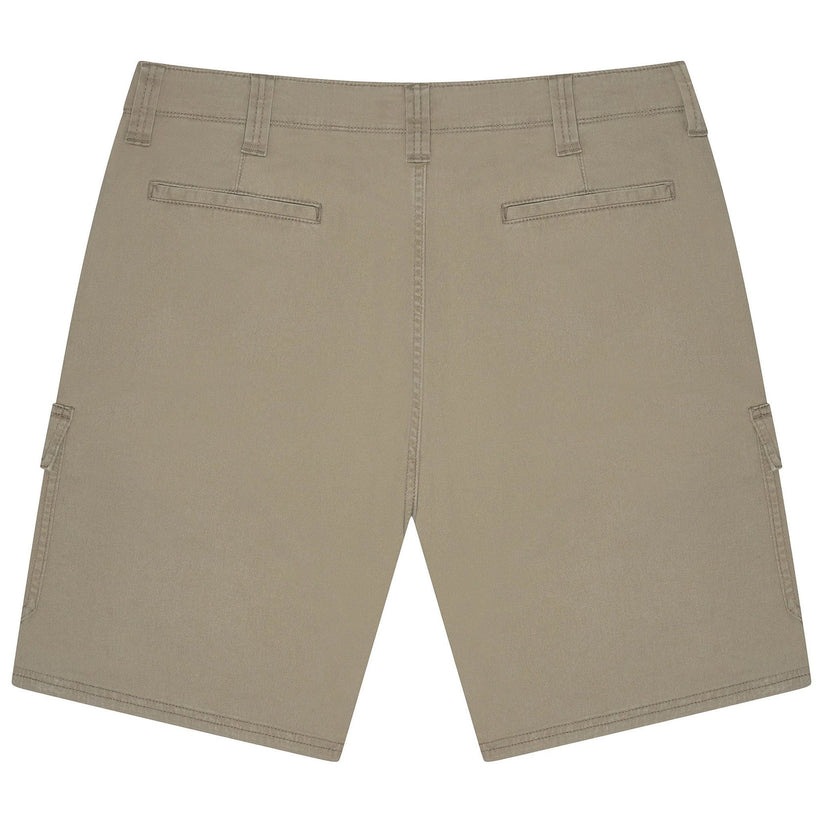 Wrangler Men's Cargo Shorts | Stretch Cotton | Relaxed Fit | Khaki W32–W46 - QHA UK