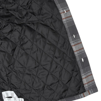 Wrangler Men's Hooded Padded Check Shacket | Overshirt Jacket | S–3XL - QHA UK