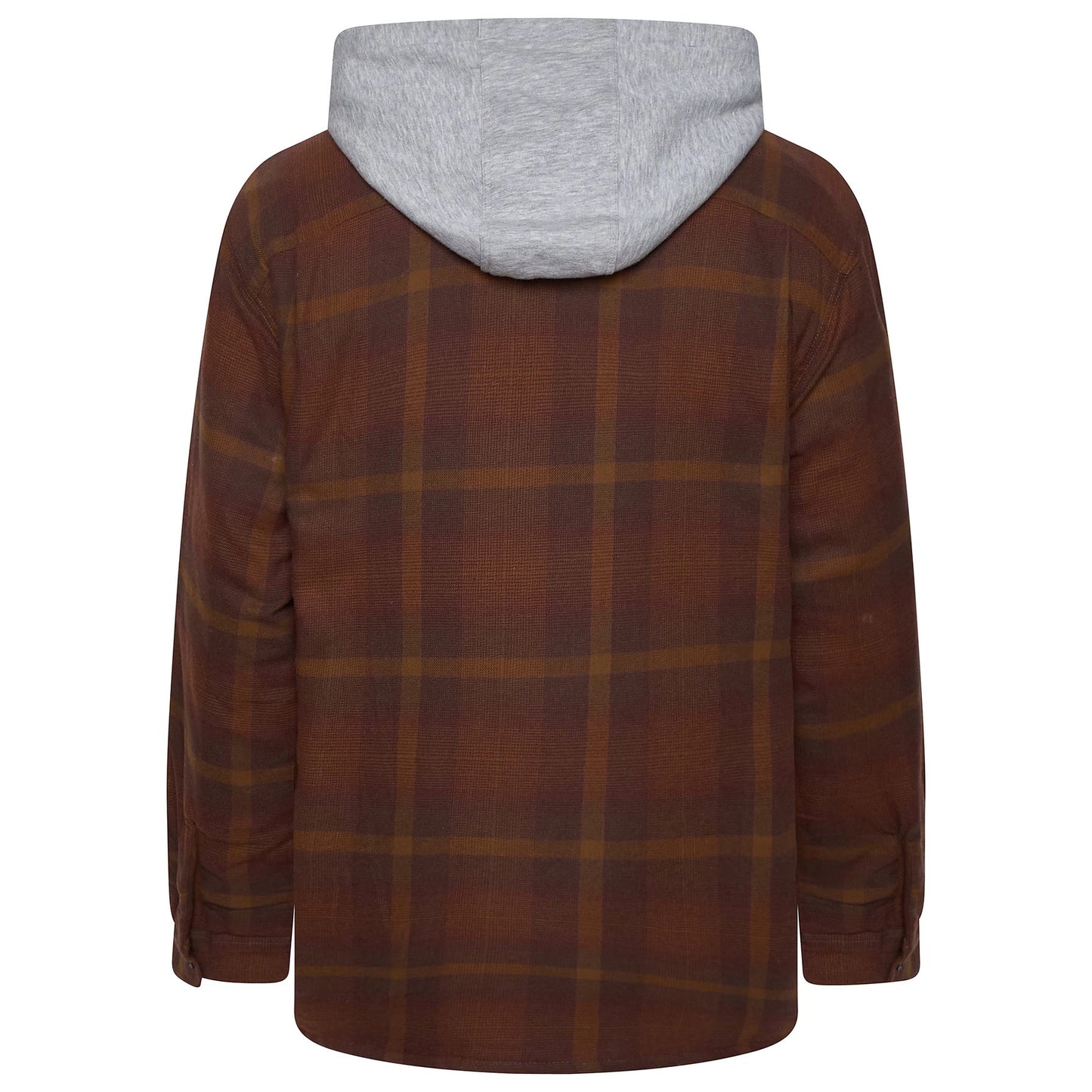 Wrangler Men's Hooded Padded Check Shirt Jacket | Shacket | S–3XL - QHA UK
