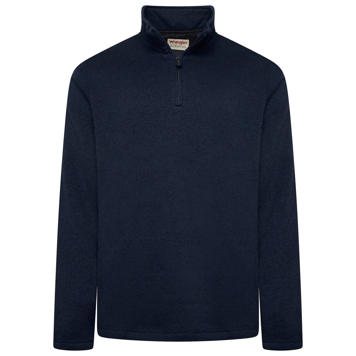 Wrangler Men's Quarter Zip Fleece Jumper | Marl Pullover | S–3XL - QHA UK