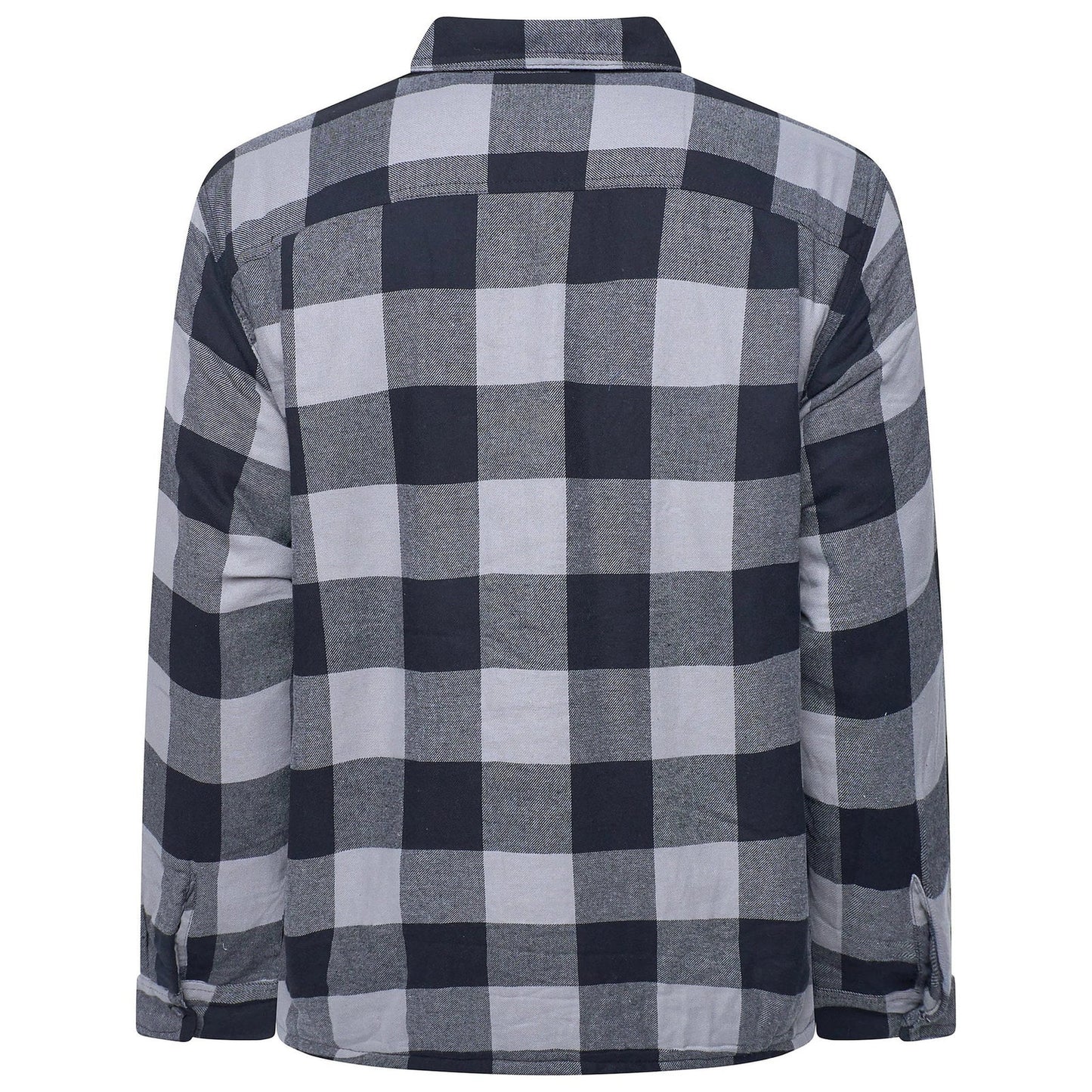 Wrangler Men's Sherpa Lined Flannel Shirt Jacket | Check Overshirt | M–3XL - QHA UK