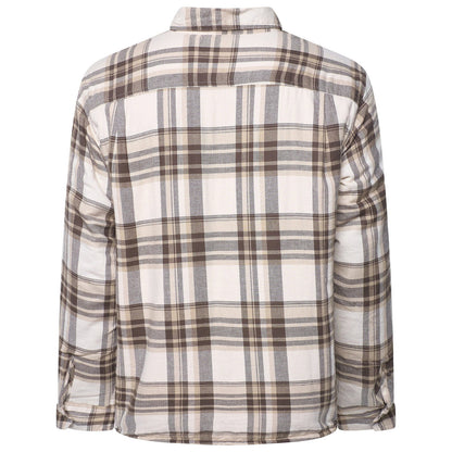 Wrangler Men's Sherpa Lined Flannel Shirt Jacket | Check Overshirt | M–3XL - QHA UK