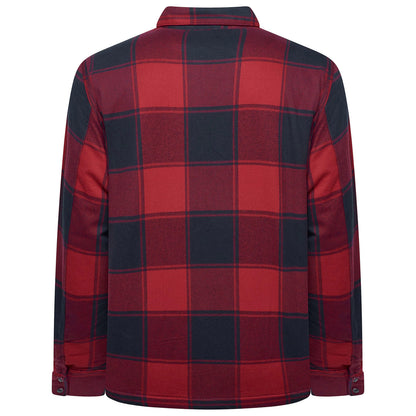 Wrangler Men's Sherpa Lined Flannel Snap Shirt Jacket | Western | M–2XL - QHA UK