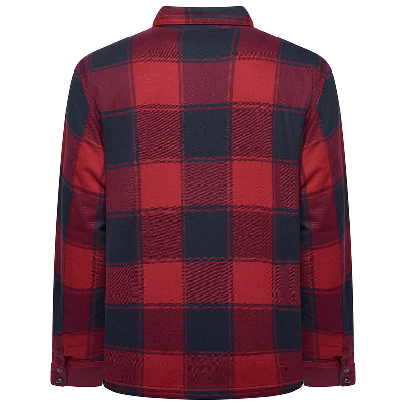 Wrangler Men's Sherpa Lined Flannel Snap Shirt Jacket | Western | M–2XL - QHA UK