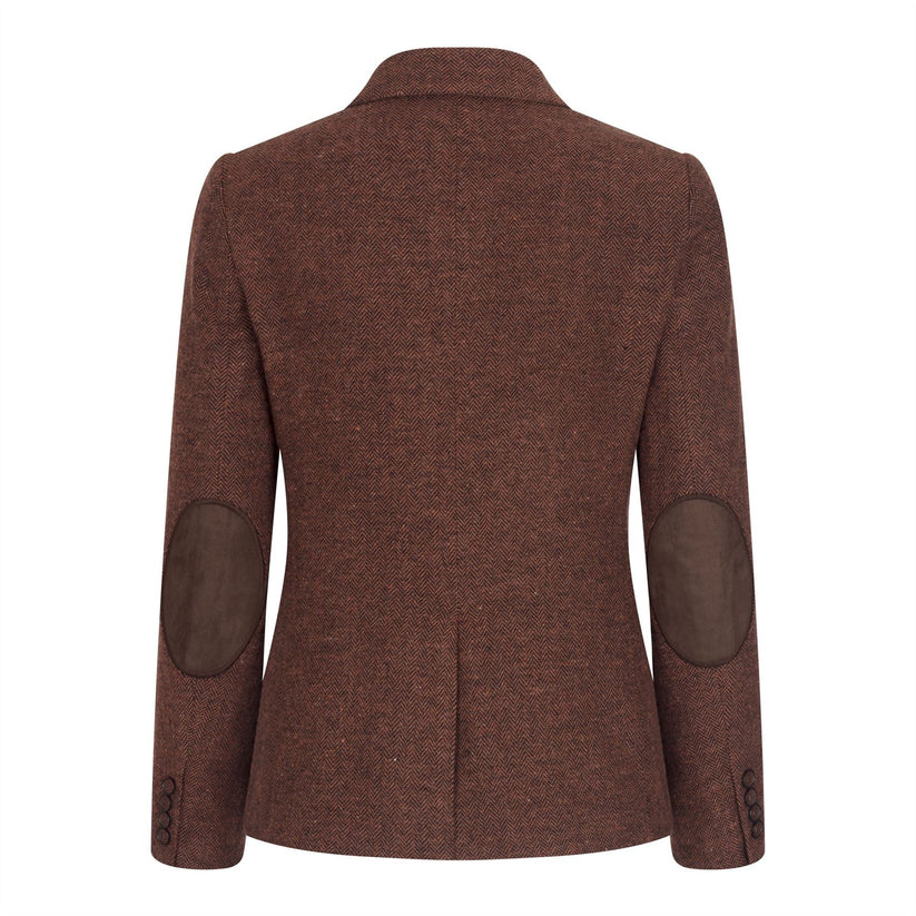 Women's Tweed Suit – Blazer, Waistcoat & Trousers | Rust Brown | TruClothing - QHA UK