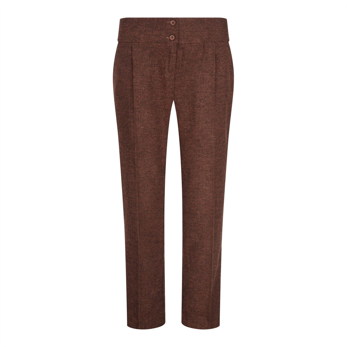 Women's Tweed Suit – Blazer, Waistcoat & Trousers | Rust Brown | TruClothing - QHA UK