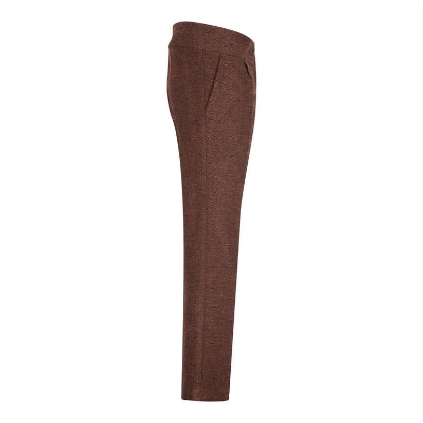Women's Tweed Suit – Blazer, Waistcoat & Trousers | Rust Brown | TruClothing - QHA UK