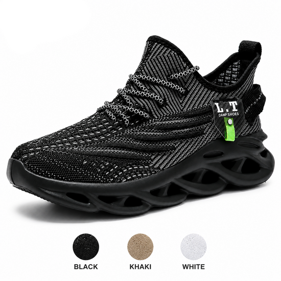 Mens Mesh Running Trainers Lace Up Casual Sports Shoes UK 4.5-13 - QHA UK