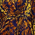 Yumi Gold Burnout Velour Wrap Midi Dress | Ruched Waist | UK 6–18 - Waistband Detail - QHA UK
