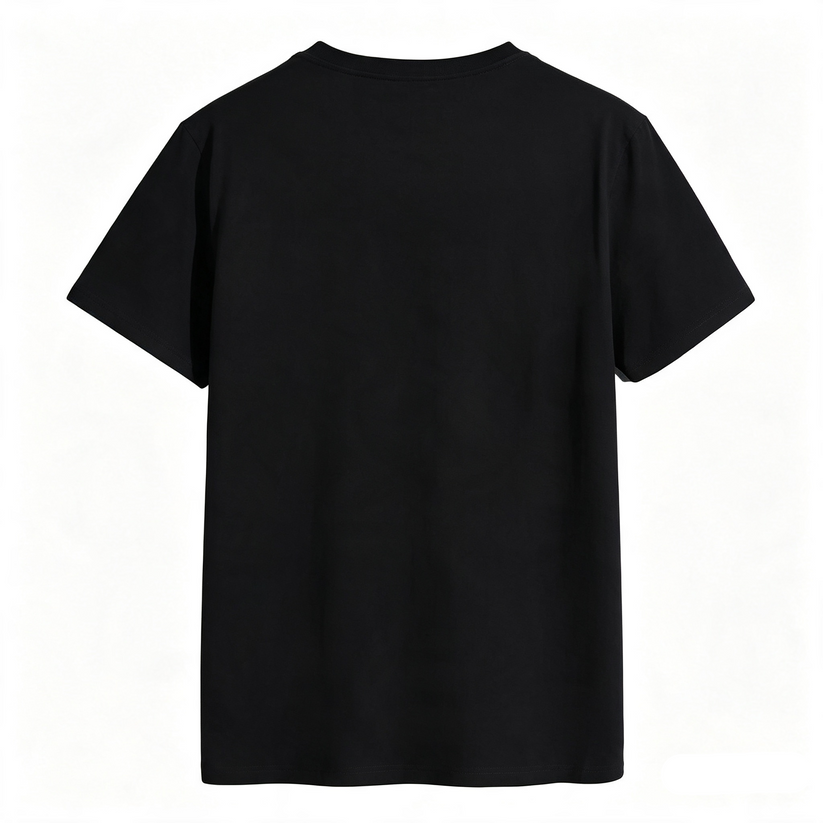 QHA UK Men's British Army T-Shirt Freedom Isn't Free in Black – Back View