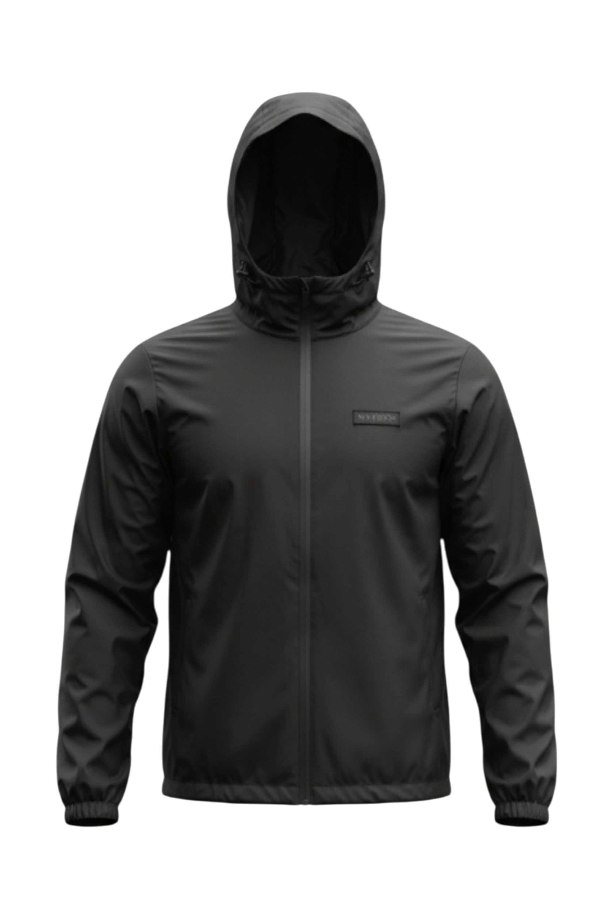 NVYSKN Mens Waterproof Hiking Jacket Lightweight Windproof Tactical Black