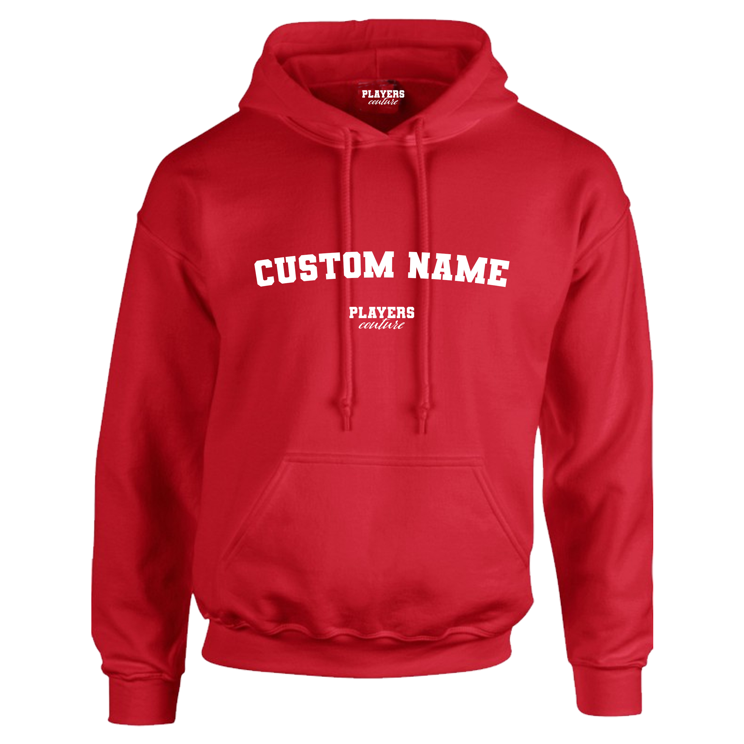 Red Custom Great Value Players Couture Men's Basic Hoodie