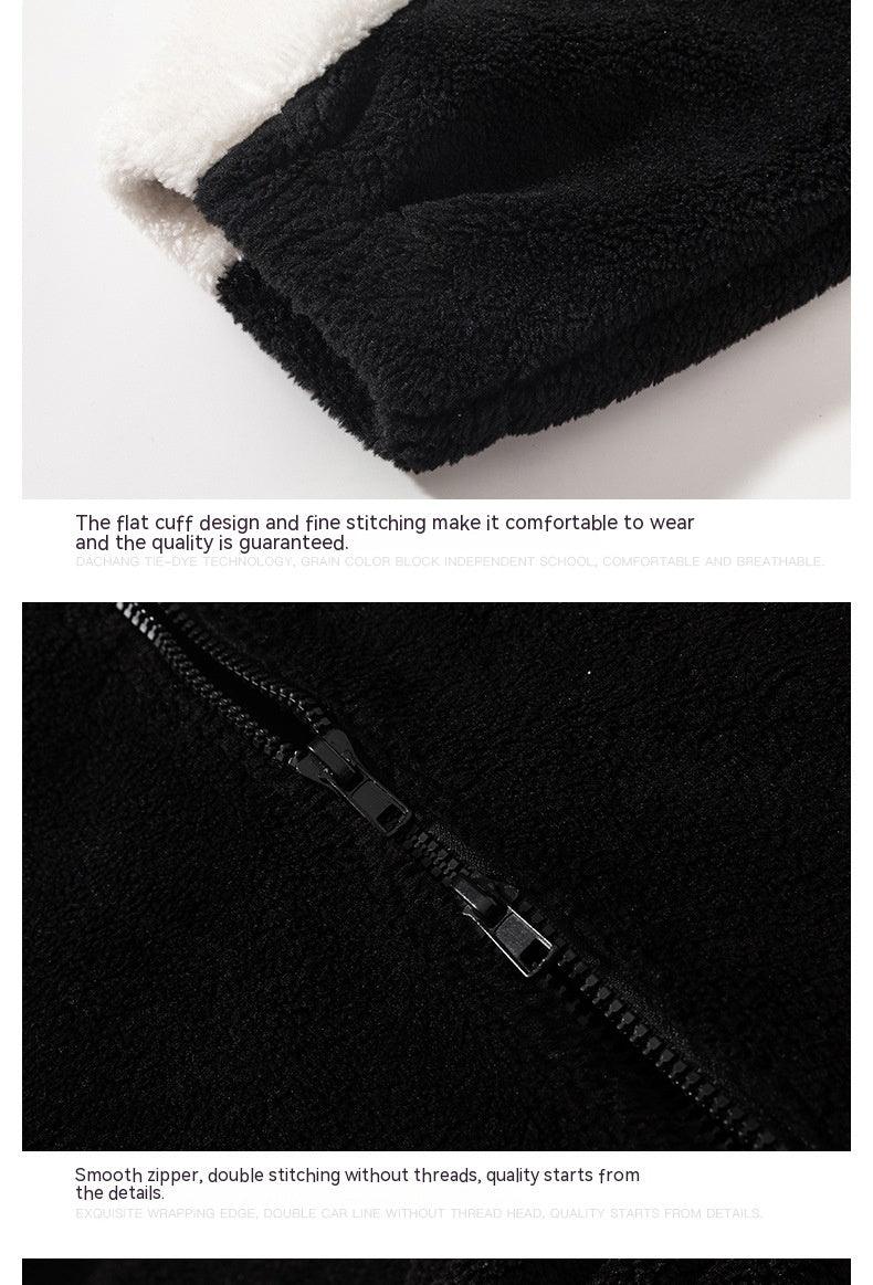 Retro Plaid Lambswool Turtleneck Jacket