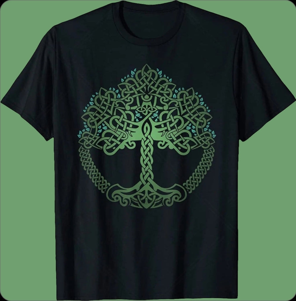 1.Tree of Life Yin Yang T-Shirt – Spiritual Yoga Cotton Tee | Unisex Casual Wear
