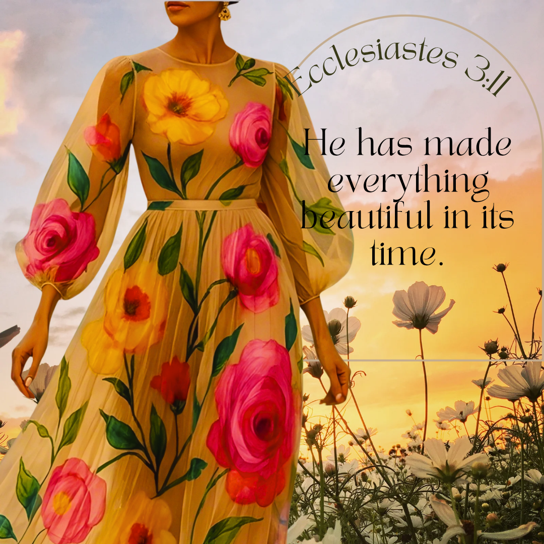 Bloom & Glow: Your Must-Have Chiffon Floral Midi for Every Occasion!