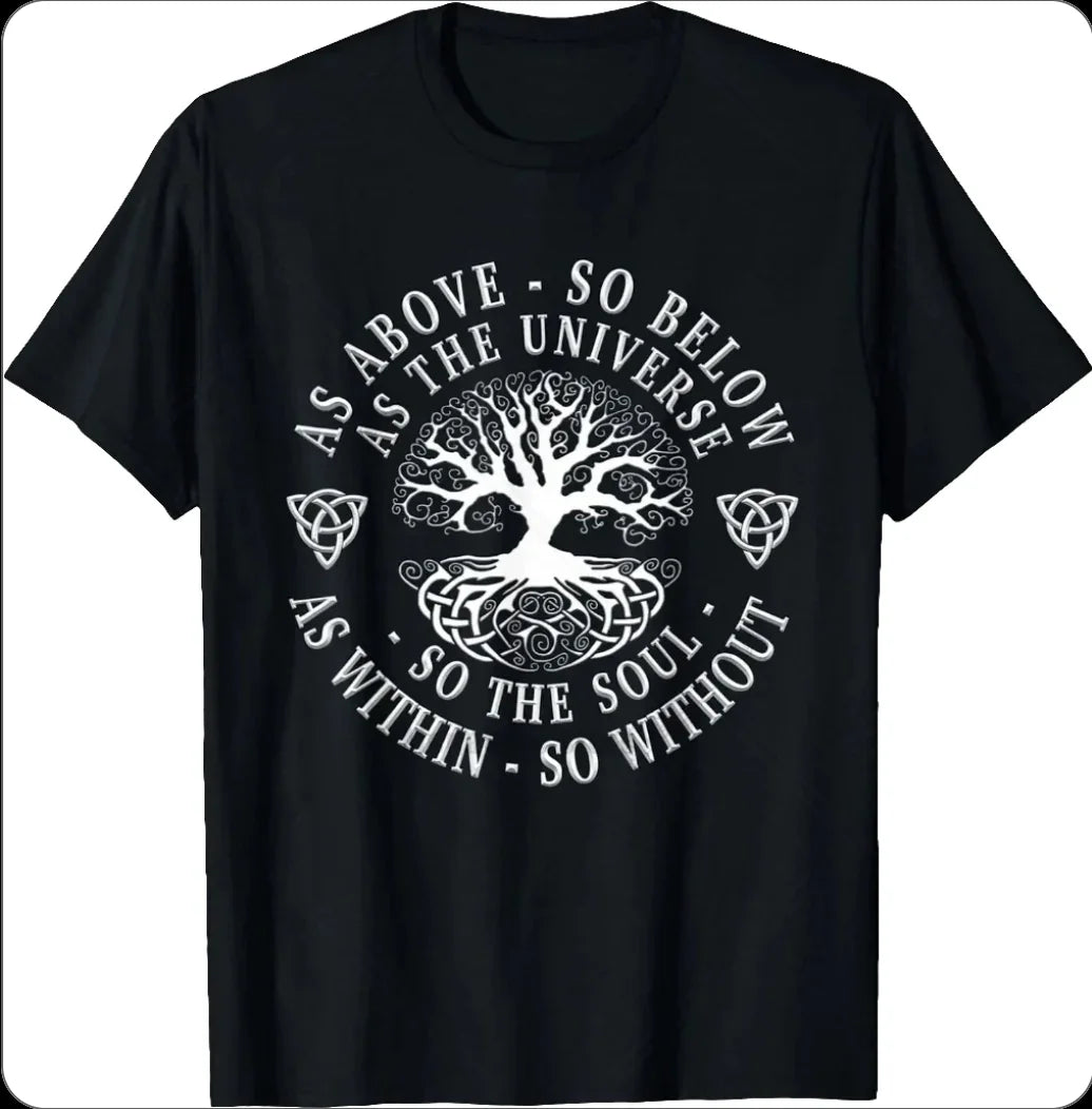 1.Tree of Life Yin Yang T-Shirt – Spiritual Yoga Cotton Tee | Unisex Casual Wear