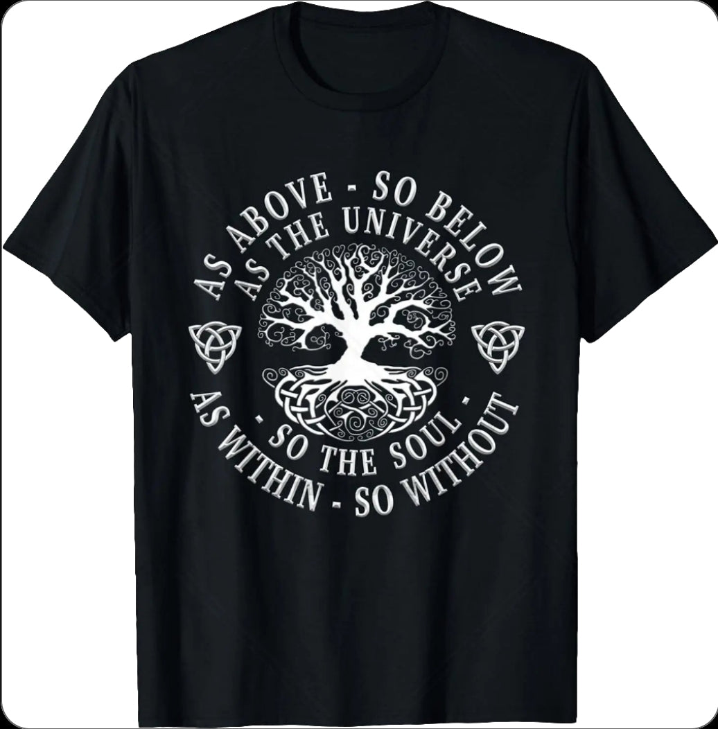 1.Tree of Life Yin Yang T-Shirt – Spiritual Yoga Cotton Tee | Unisex Casual Wear