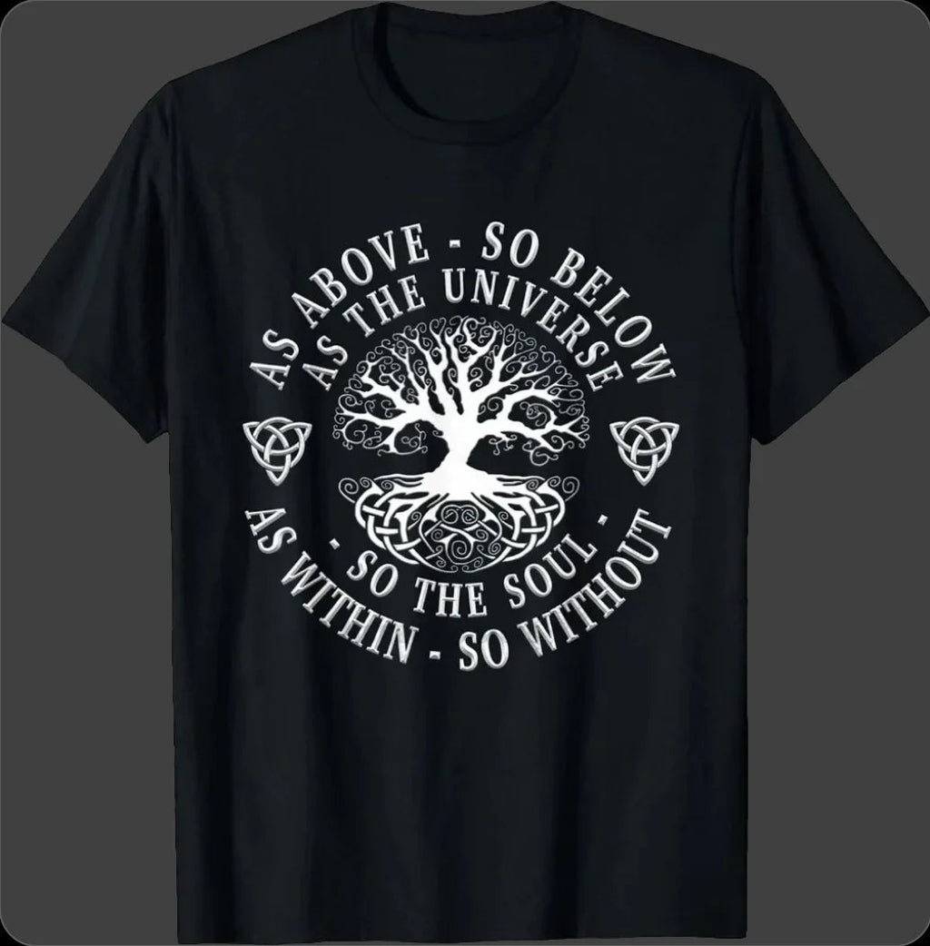 1.Tree of Life Yin Yang T-Shirt – Spiritual Yoga Cotton Tee | Unisex Casual Wear