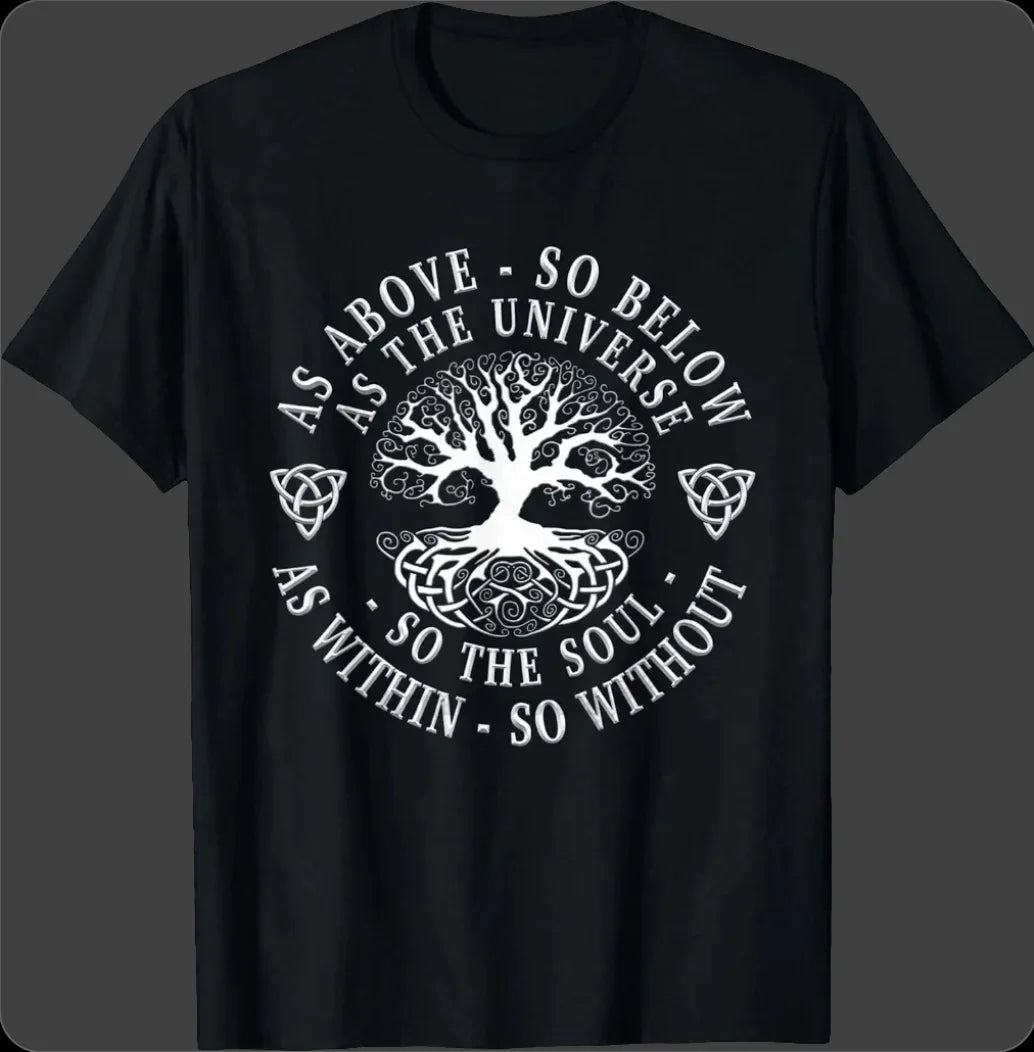 1.Tree of Life Yin Yang T-Shirt – Spiritual Yoga Cotton Tee | Unisex Casual Wear