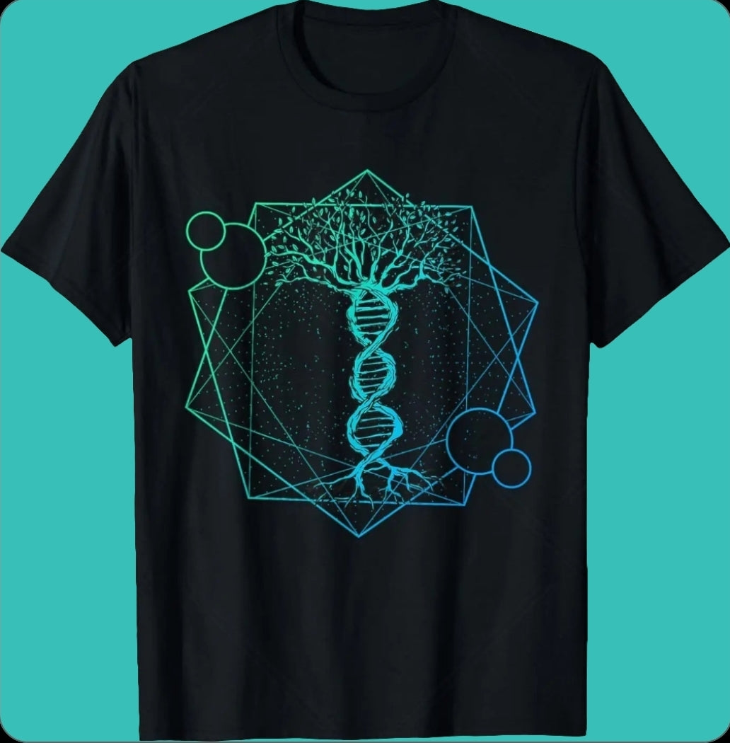 1.Tree of Life Yin Yang T-Shirt – Spiritual Yoga Cotton Tee | Unisex Casual Wear