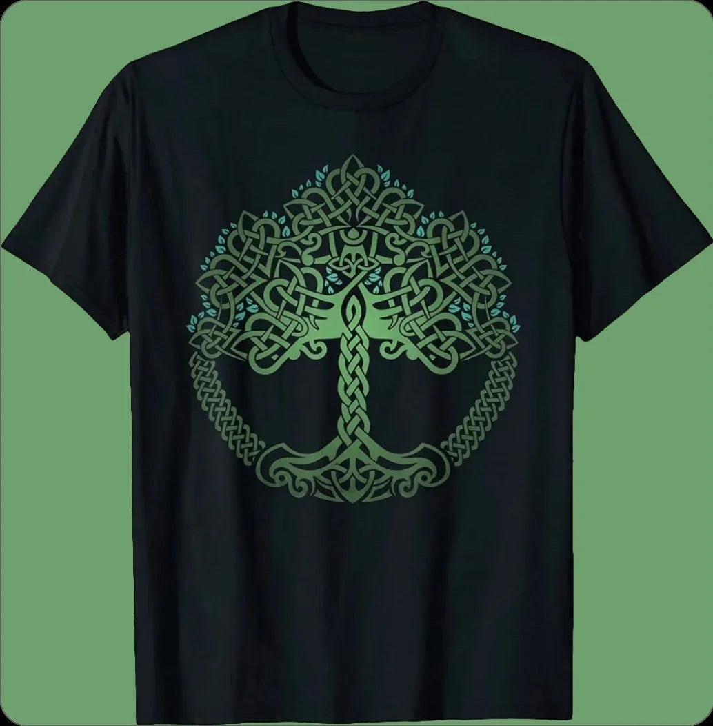1.Tree of Life Yin Yang T-Shirt – Spiritual Yoga Cotton Tee | Unisex Casual Wear