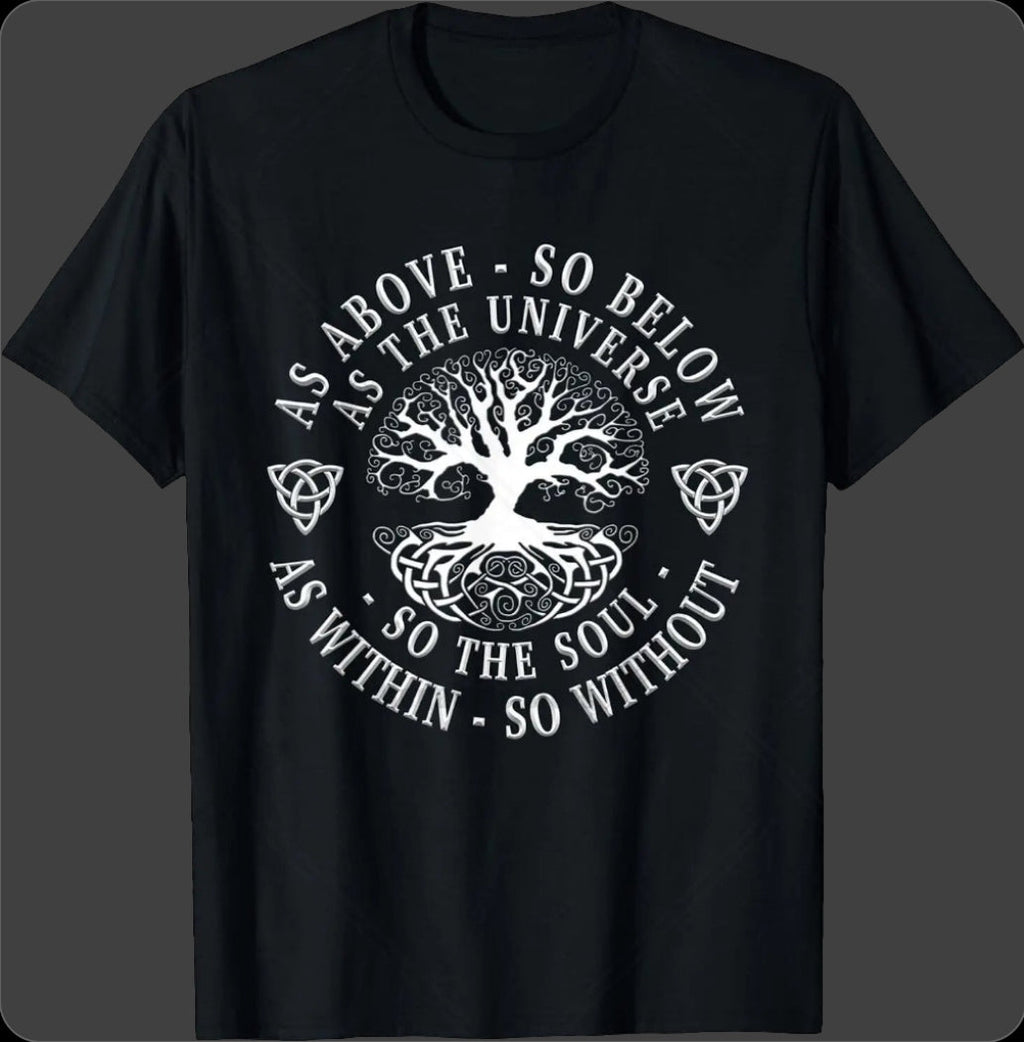 1.Tree of Life Yin Yang T-Shirt – Spiritual Yoga Cotton Tee | Unisex Casual Wear