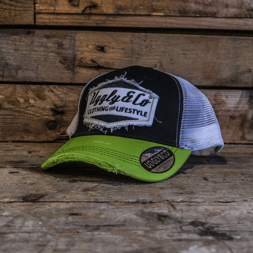 Yellow & White Diamond Cap