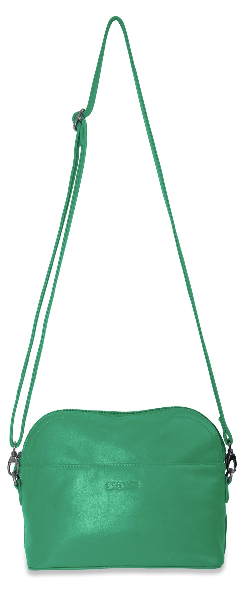 SADDLER BROOKLYN Leather Zip Top Handbag - Adjustable  Shoulder Strap, Multiple Pockets - RFID Protected