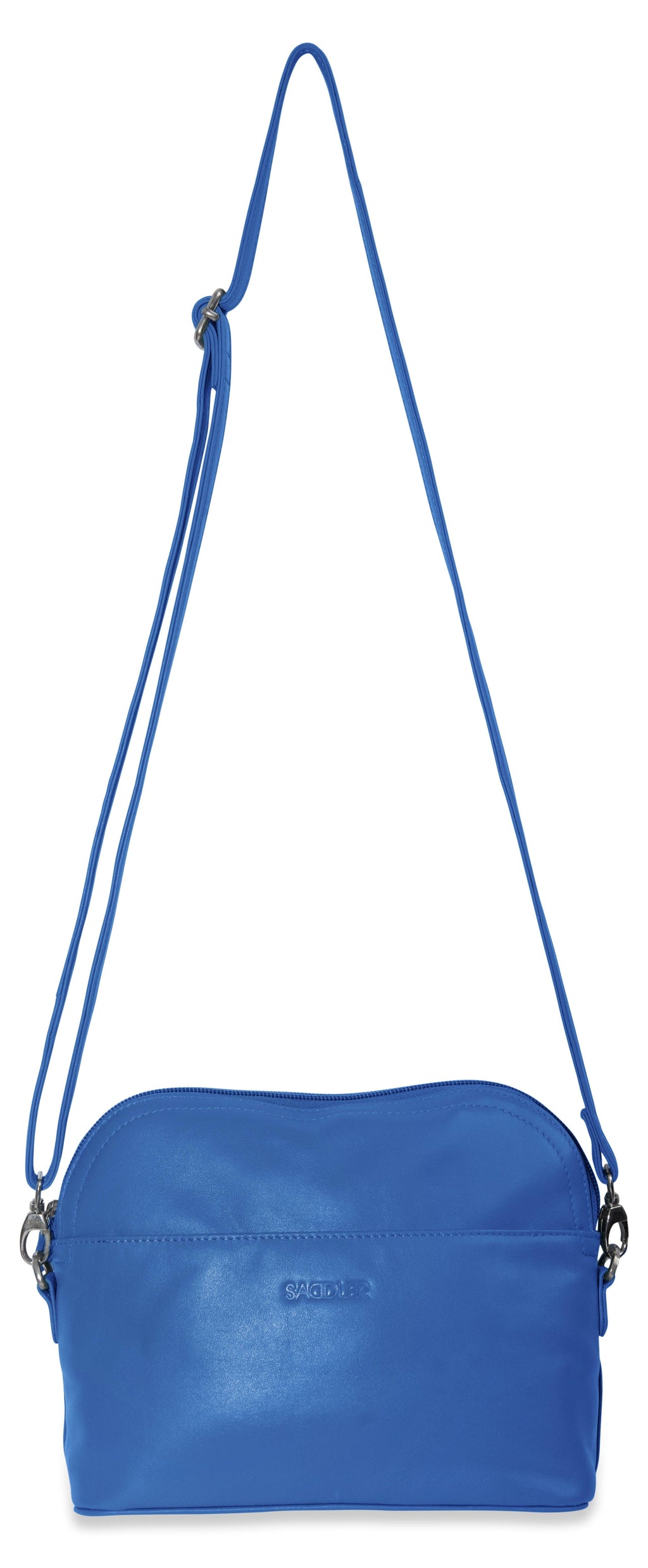 SADDLER BROOKLYN Leather Zip Top Handbag - Adjustable  Shoulder Strap, Multiple Pockets - RFID Protected