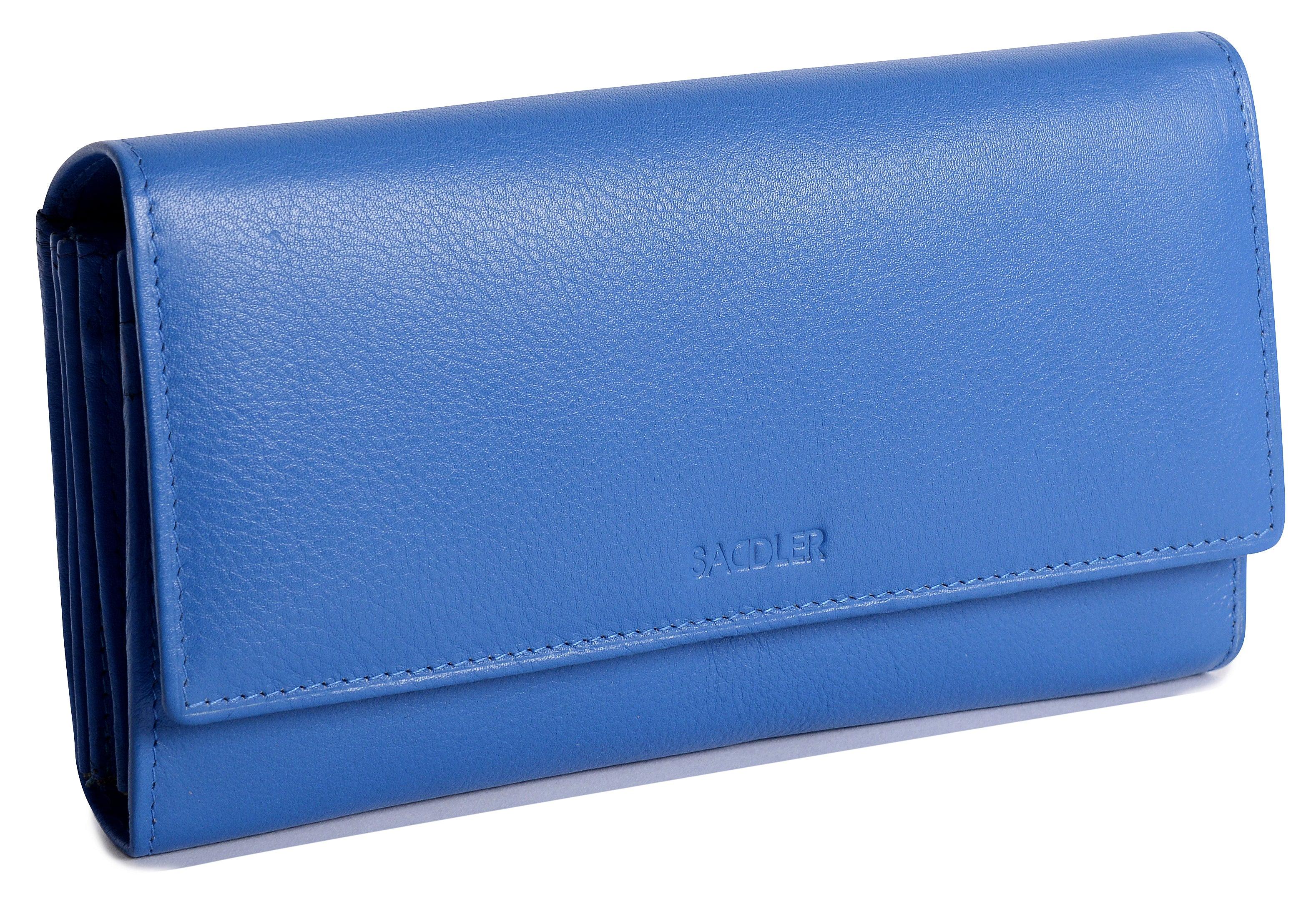 Large Leather Multi-Section Purse "Grace" – Handmade by Saddler | RFID Protected & Gift Boxed