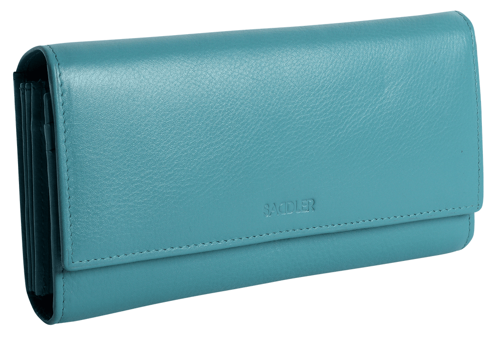 Large Leather Multi-Section Purse "Grace" – Handmade by Saddler | RFID Protected & Gift Boxed