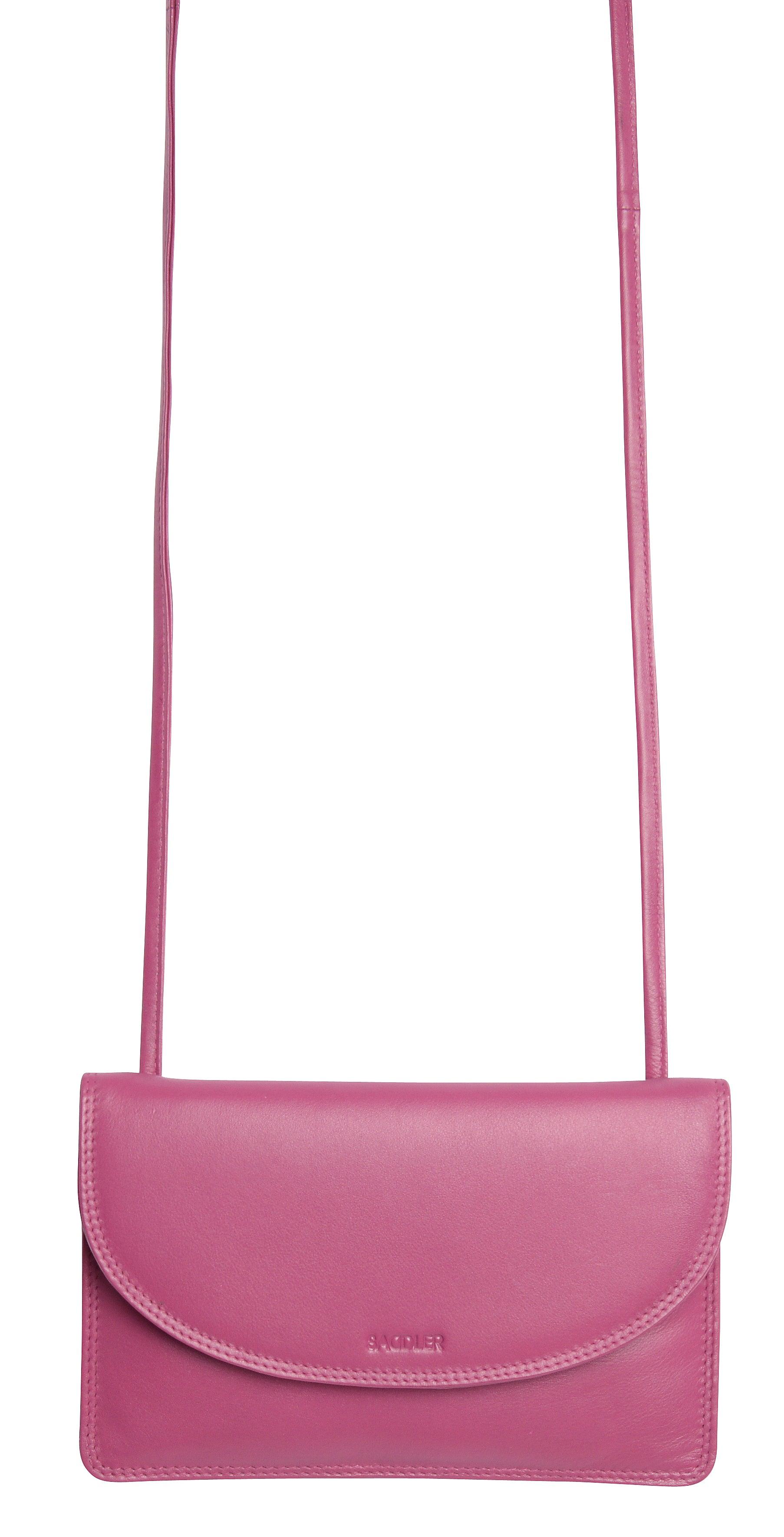 SADDLER ISABELLE Leather Slimline Crossbody Bag - Adjustable Strap, Multiple Pockets, Magnetic Closure - RFID Protected