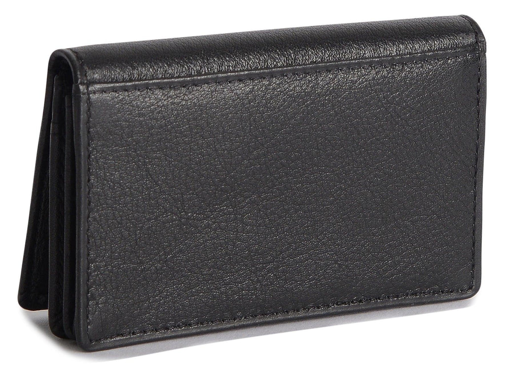 SADDLER JESSICA Leather Credit Card Holder with RFID Protection - 2 Sections and ID Window