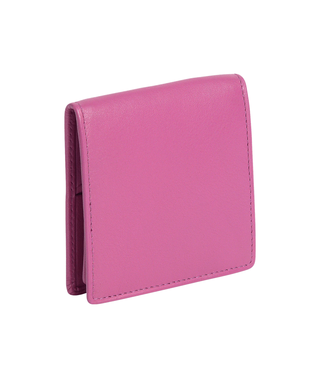 SADDLER POPPY Leather Square Mini Tray Purse