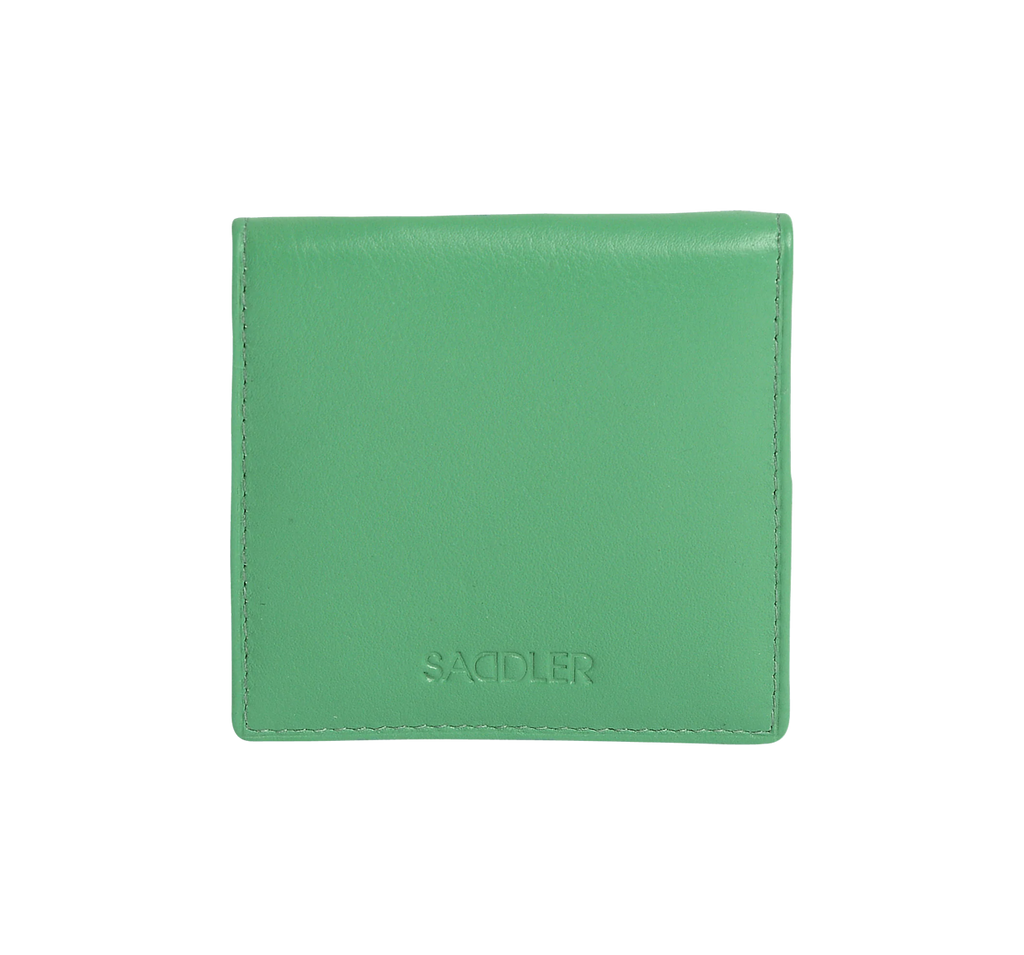 SADDLER POPPY Leather Square Mini Tray Purse