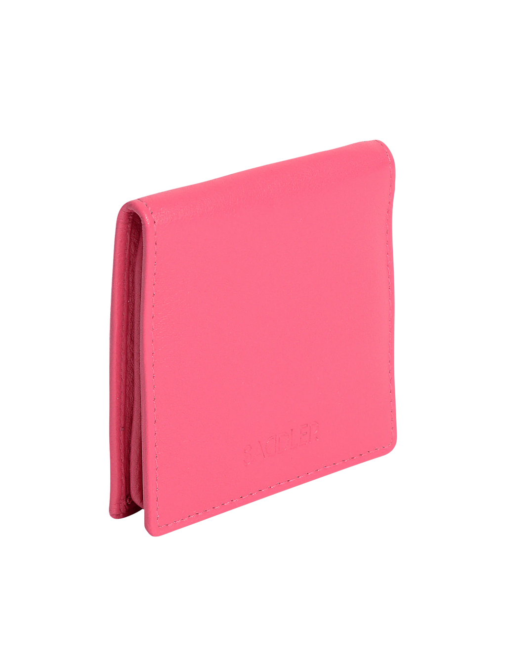 SADDLER POPPY Leather Square Mini Tray Purse