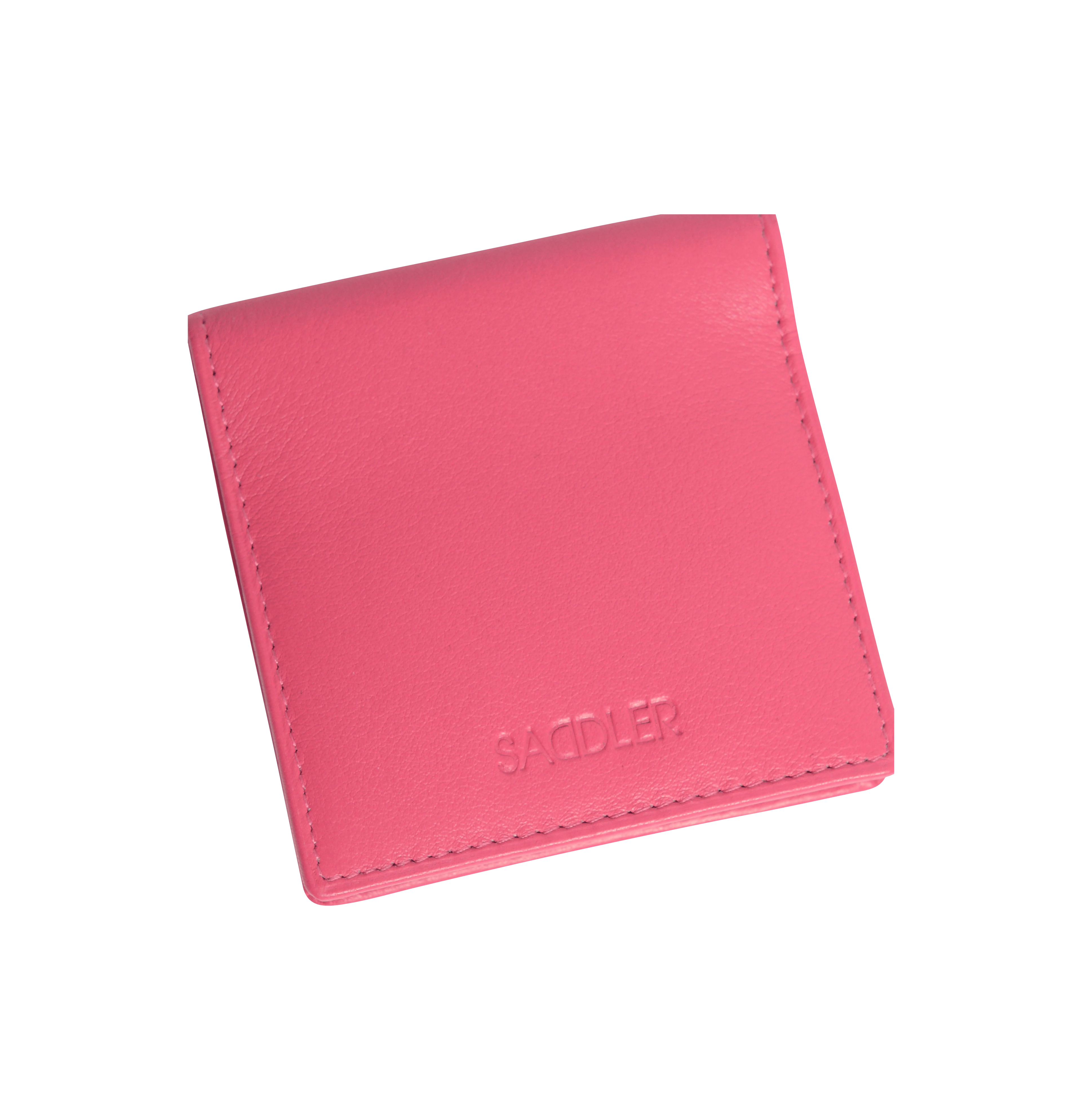 SADDLER POPPY Leather Square Mini Tray Purse