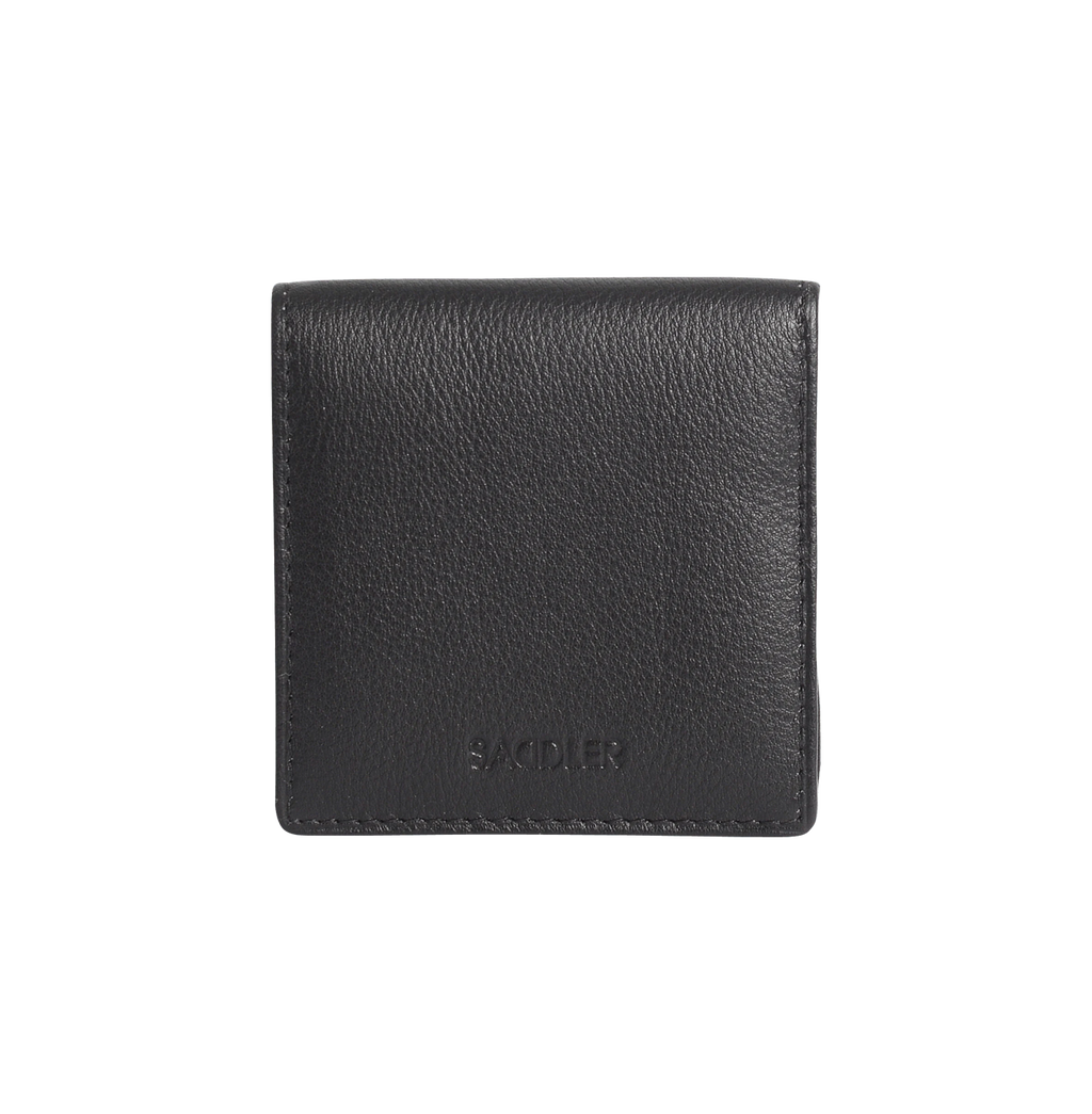 SADDLER POPPY Leather Square Mini Tray Purse